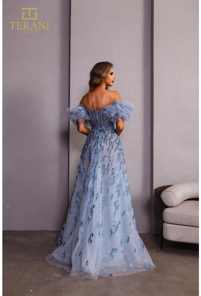 Terani Couture 251P4500 Formal Long Ball Gown Prom Dress
