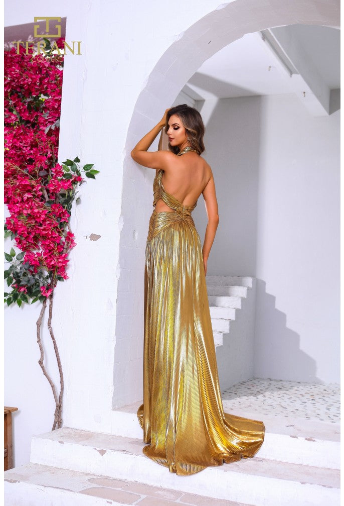 Terani Couture 251P4534 Long Formal A Line Prom Dress