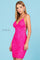 Cocktail Dresses Homecoming Short Fitted Cocktail Dress Fuchsia