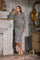 Cocktail Dresses Fitted Long Sleeve Peplum Cocktail Dress Black White