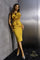 Cocktail Dresses  Bodycon Short Fitted Peplum Cocktail Dress Gold