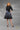 Cocktail Dresses A Line Floral Short Cocktail Dress Black Blue