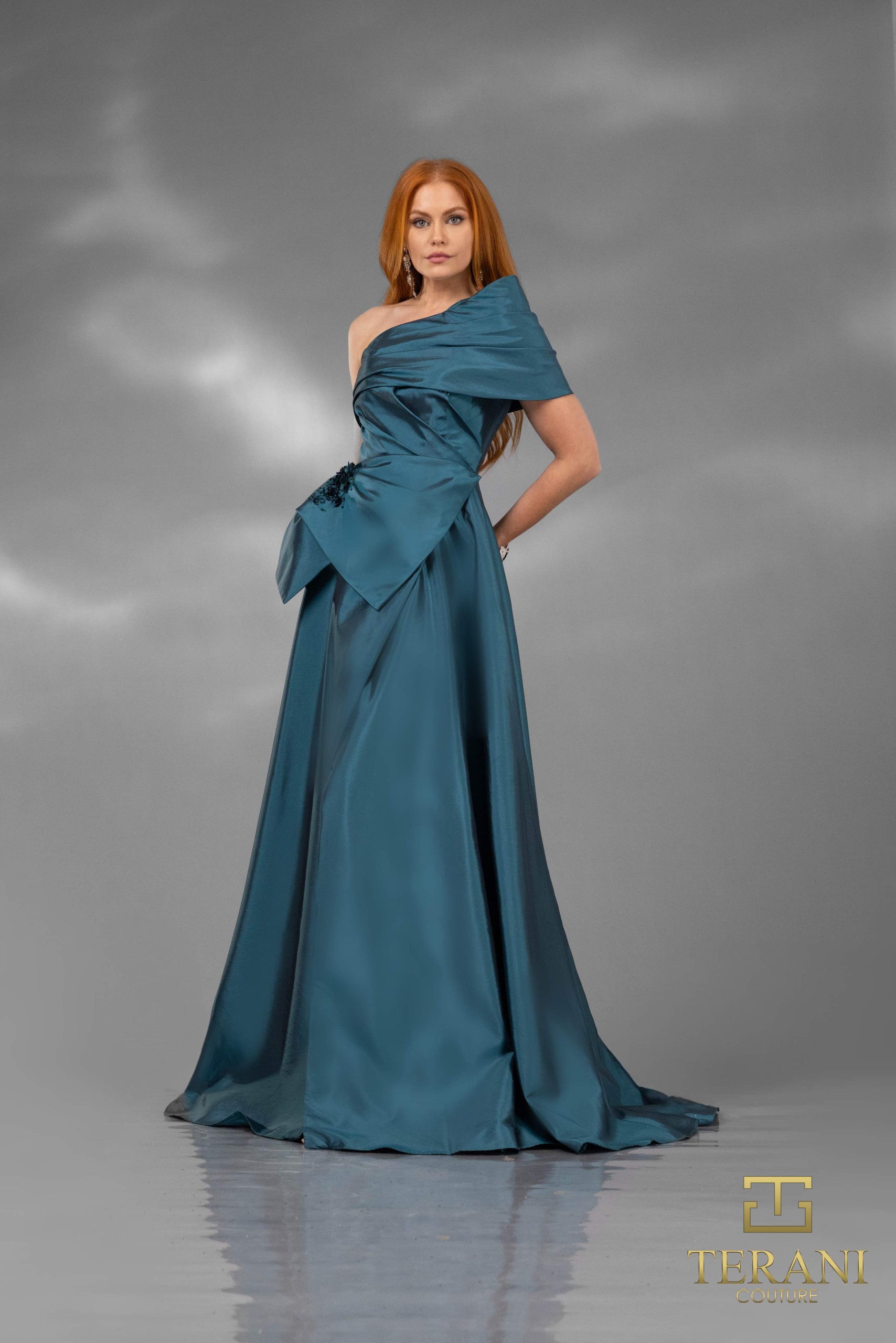 Terani Couture 252E5102 A Line Formal Evening Dress