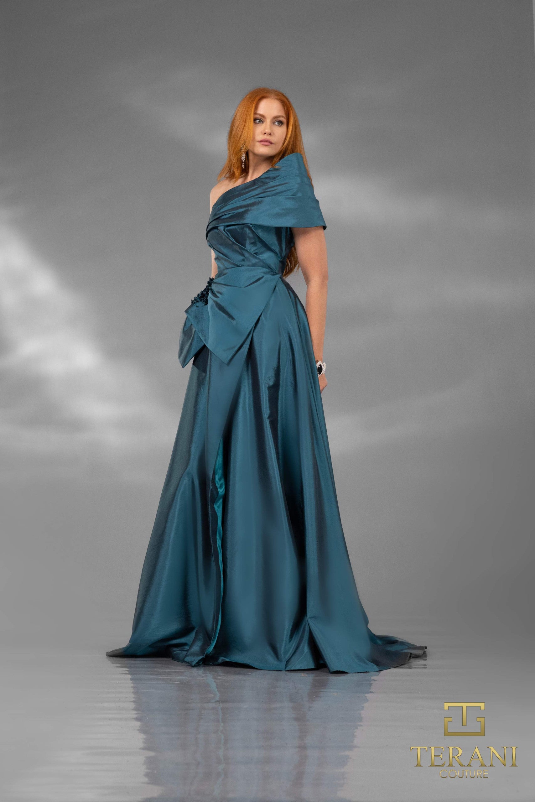 Terani Couture 252E5102 A Line Formal Evening Dress