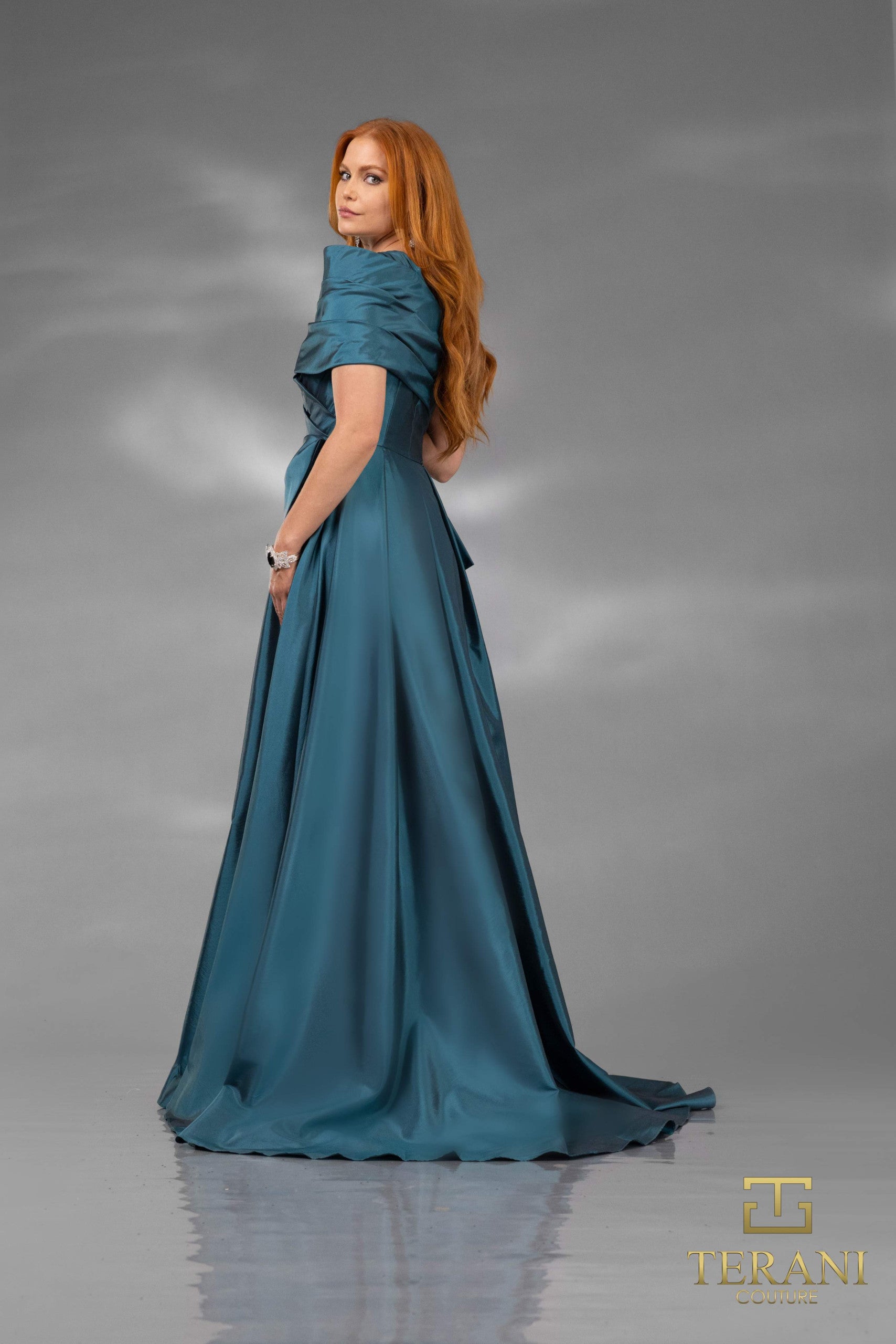 Terani Couture 252E5102 A Line Formal Evening Dress