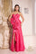Prom Dresses Fitted Long Evening Formal Slit  Prom Dress Fuchsia