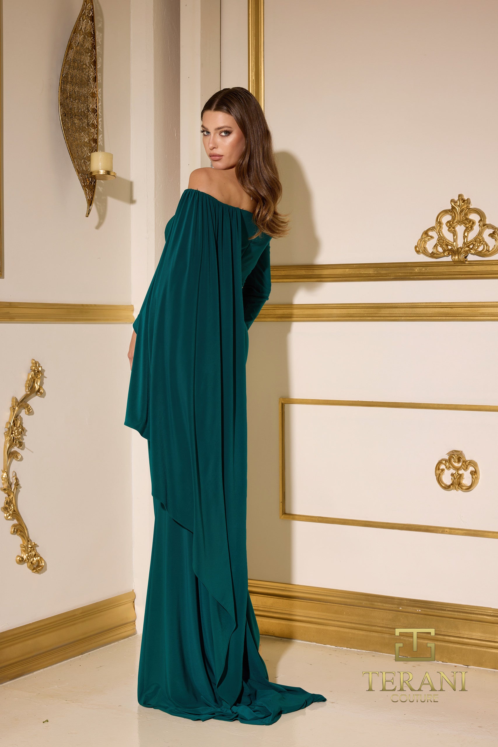 Terani Couture 252M5322 Fitted Long Evening Formal Dress
