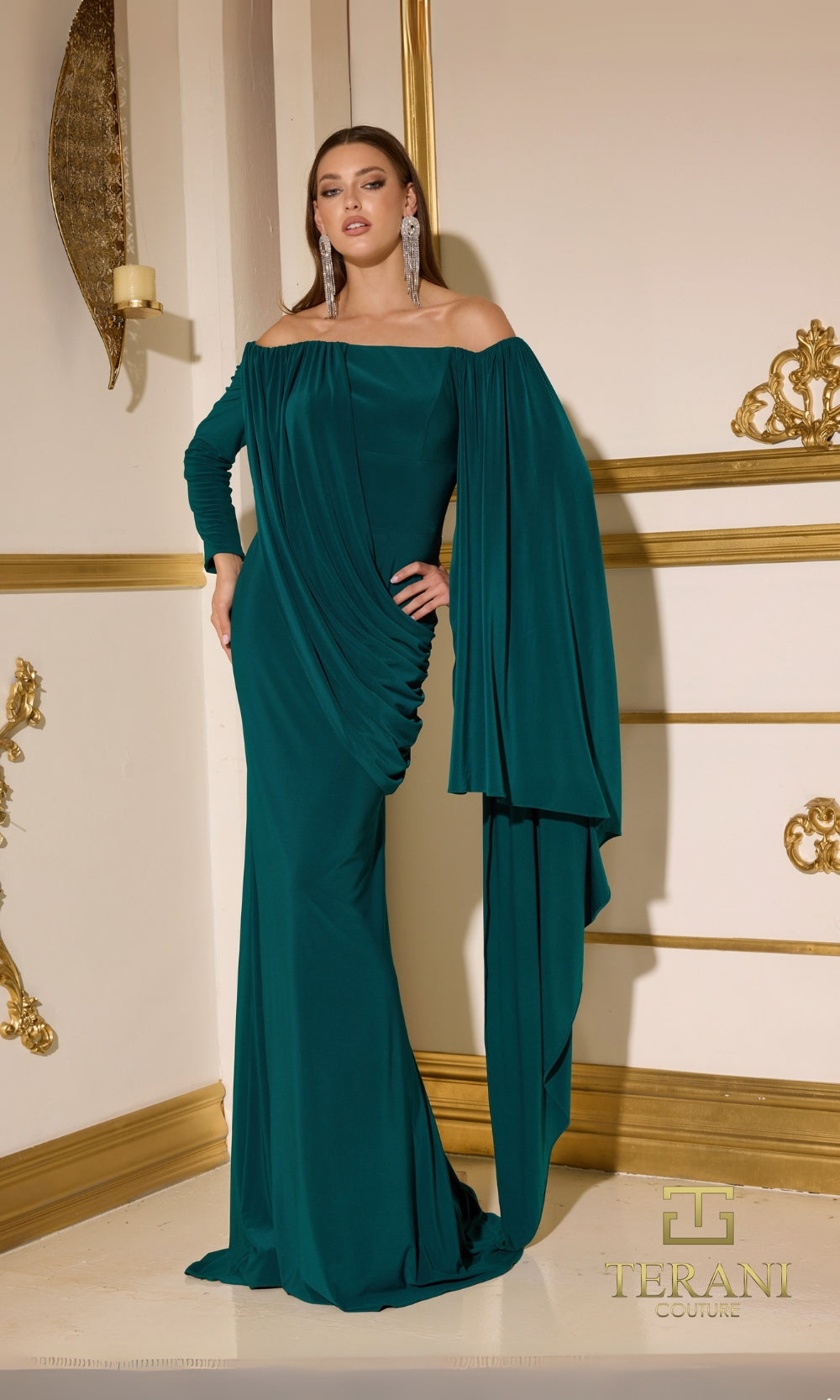 Formal Dresses Fitted Long Evening Formal Dress Teal