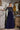 Mother of the Bride Dresses Long Formal Metallic Lace Evening Dress Navy