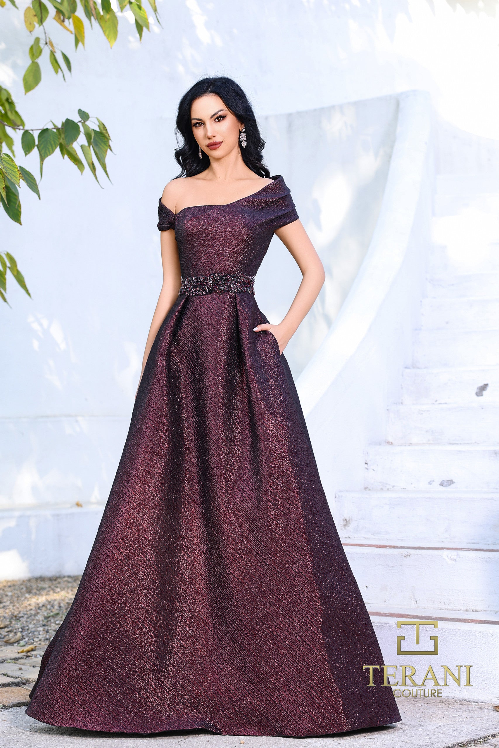 Terani Couture 252M5333 Ball Gown Long Formal Evening Dress