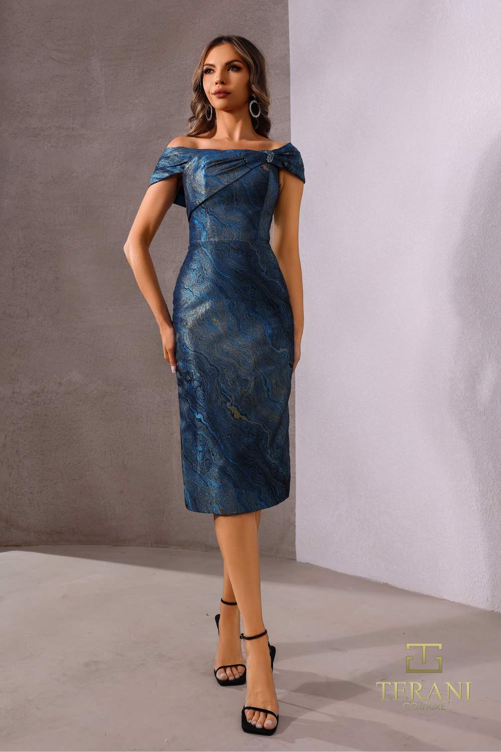 Terani Couture 252C5019 Bodycon Fitted Short Cocktail Dress