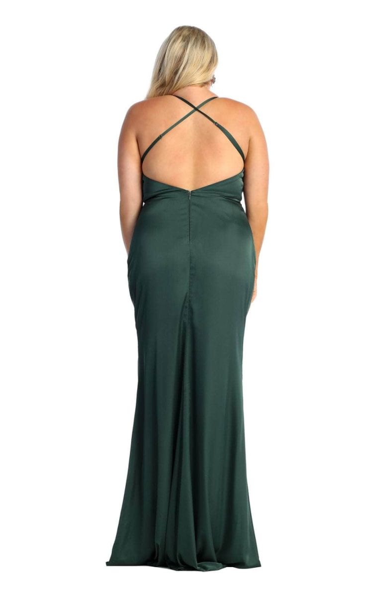 Cowl Floor-Length Satin Evening Mermaid May Queen 1899