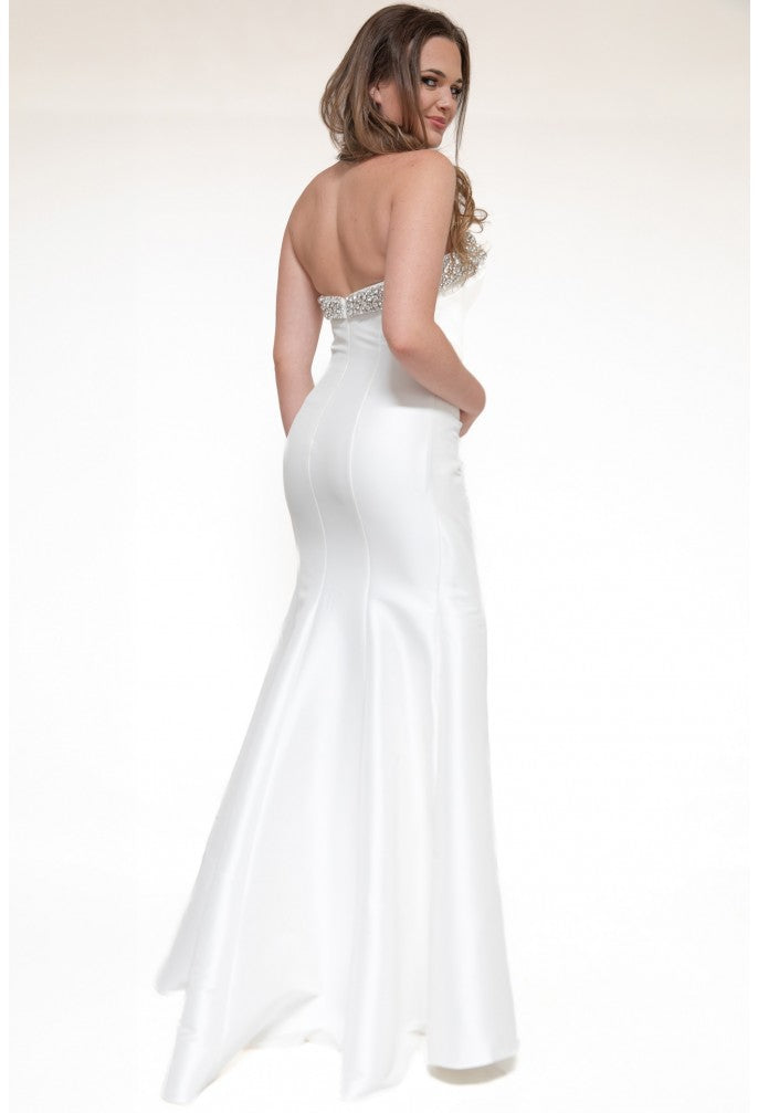 Terani Couture 252E5131  Fitted Long Bridal Gown Beaded Wedding Dress