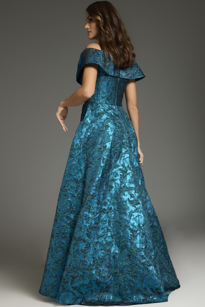 Formal Dresses Long Evening A Line Formal Dress Peacock/Teal