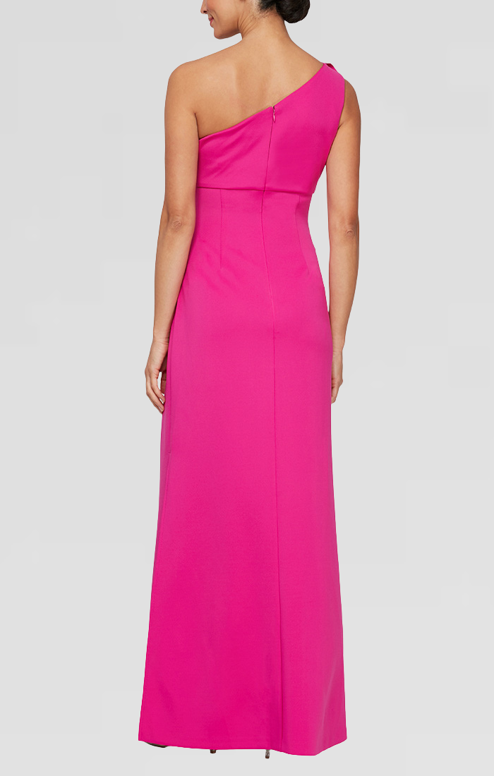 Formal Dresses 3D Floral Long Formal Dress Fuchsia