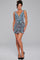 Cocktail Dresses Short Homecoming Beaded Sequin V Neck Cocktail Dress Black/Multi