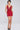 Cocktail Dresses Short Homecoming Beaded Sequin V Neck Cocktail Dress Red