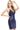 Homecoming Dresses Short Cocktail Fitted Metallic Dress Royal