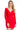 Cocktail Dresses Fitted Short Cocktail Mini Dress Deep Red
