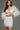 Cocktail Dresses Mini Cocktail Feather Short Dress Off White
