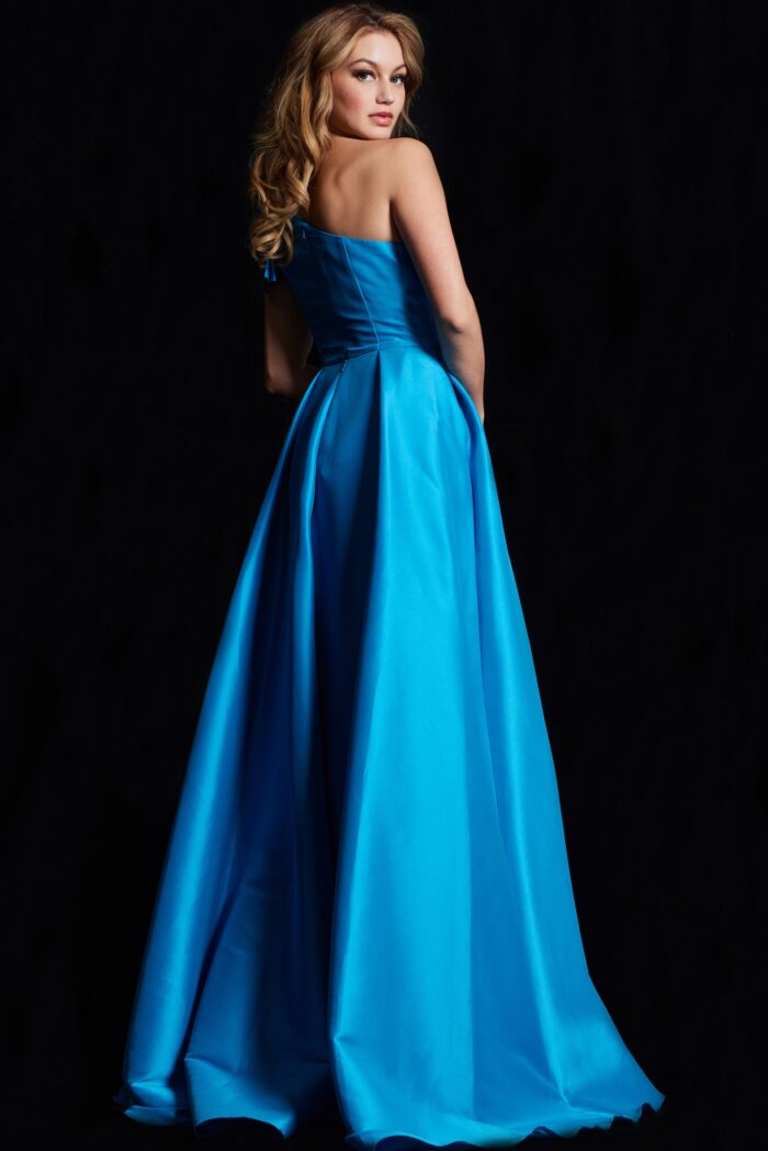 Formal Dresses Long Formal High Slit Mermaid Evening Dress Peacock