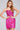Cocktail Dresses Short Fitted Glitter Homecoming Cocktail Dress Fuchsia