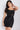 Cocktail Dresses Short Fitted Glitter Homecoming Cocktail Dress Black