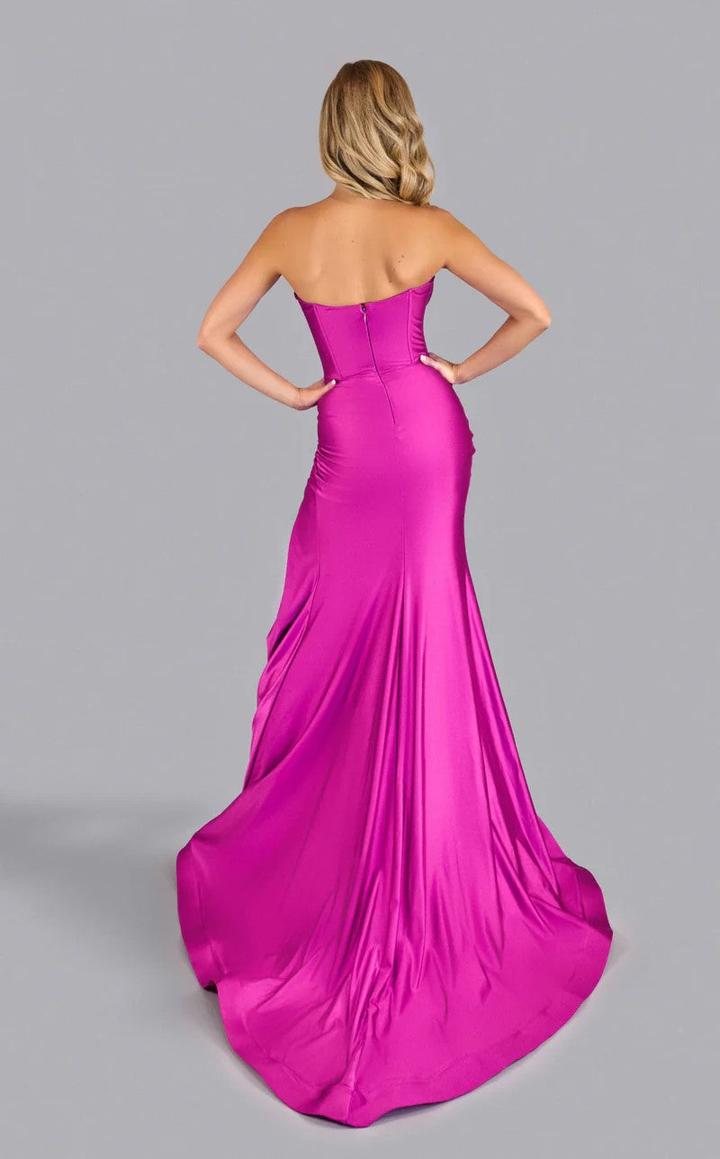 Jessica Angel 2618 Long Formal Prom Slit Evening Dress