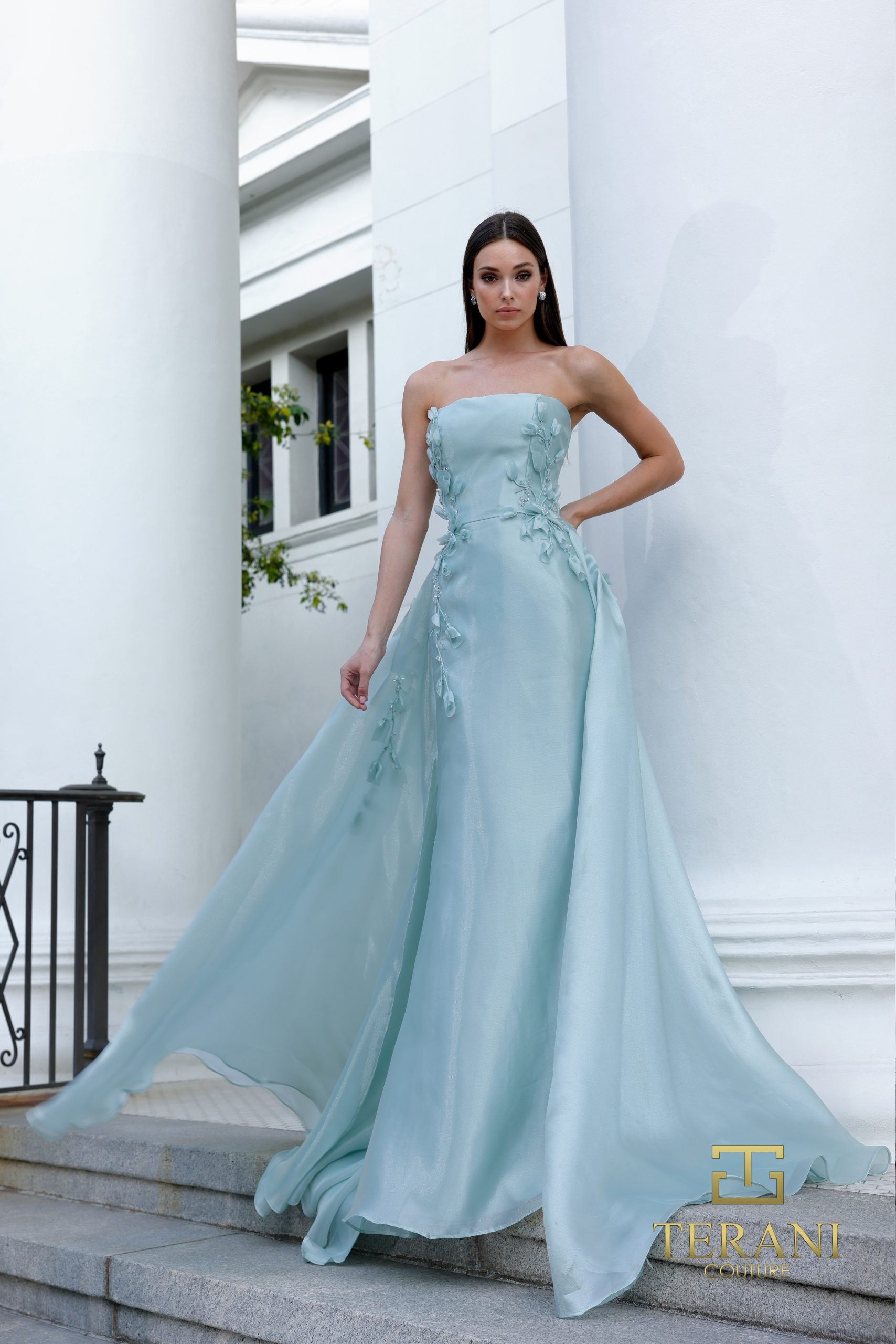 Prom Dresses A Line Long Formal Prom Dress Sage