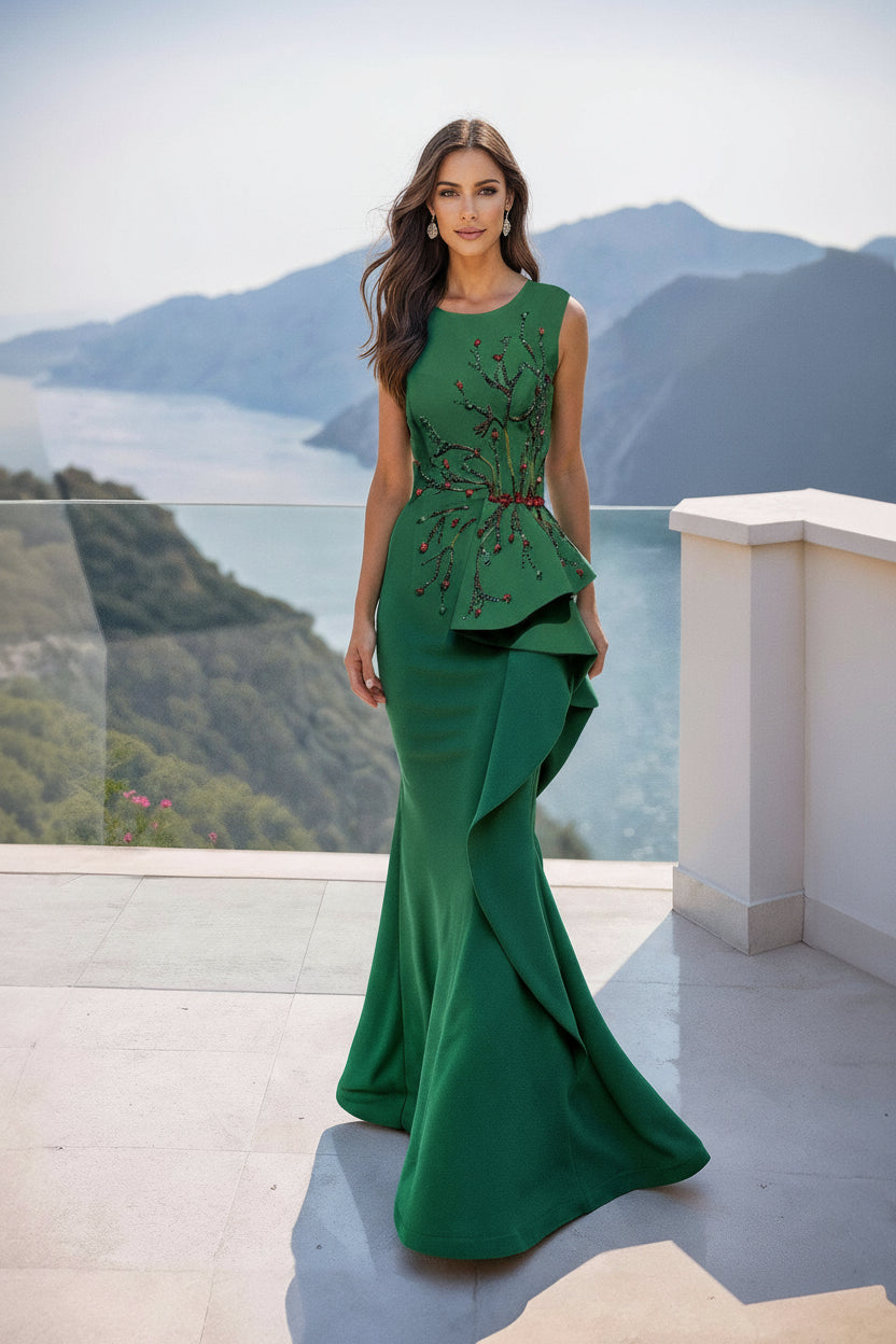 Formal Dresses Long Formal Mermaid Evening Dress EMERALD