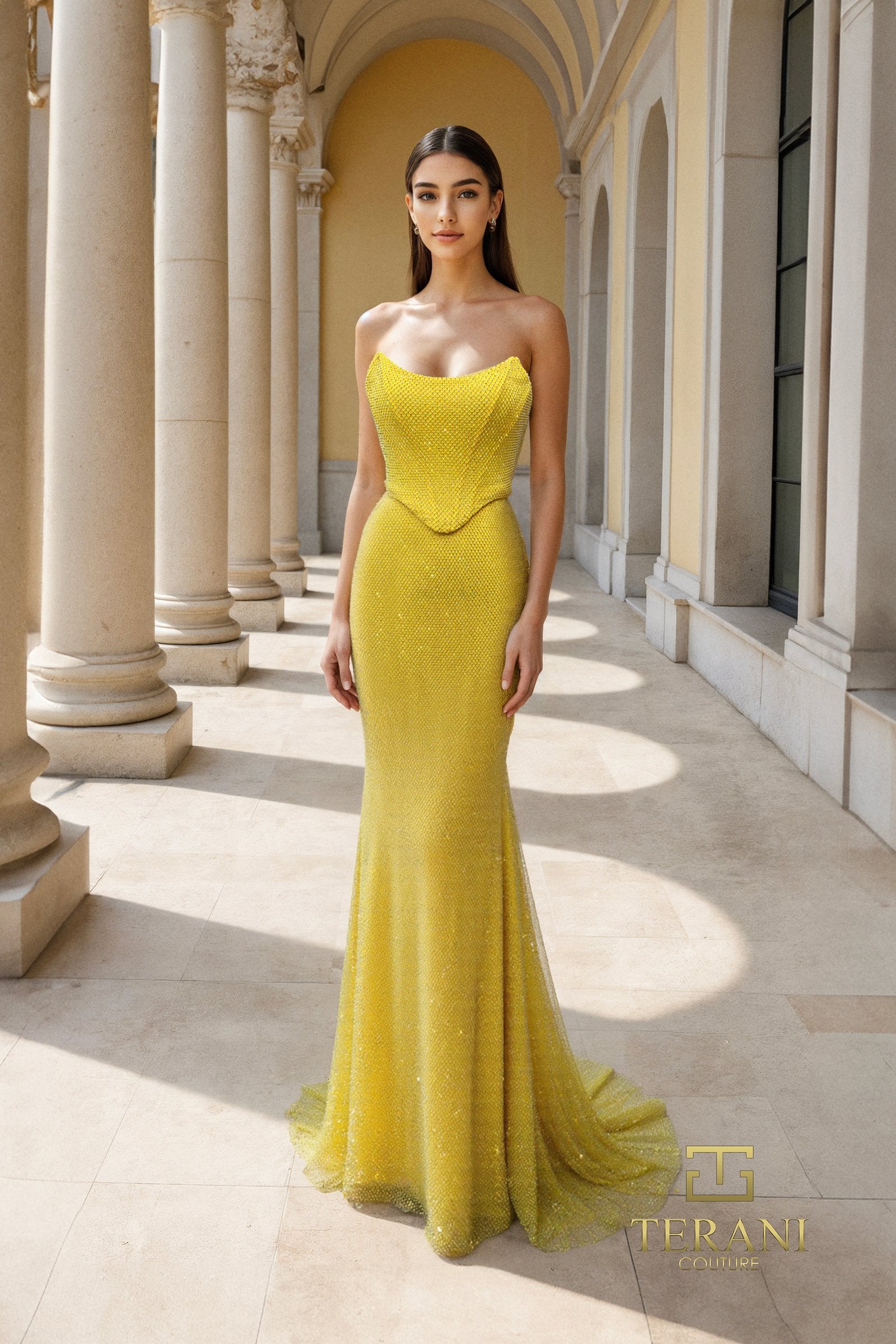 Prom Dresses Long Formal Evening Prom Dress YELLOW