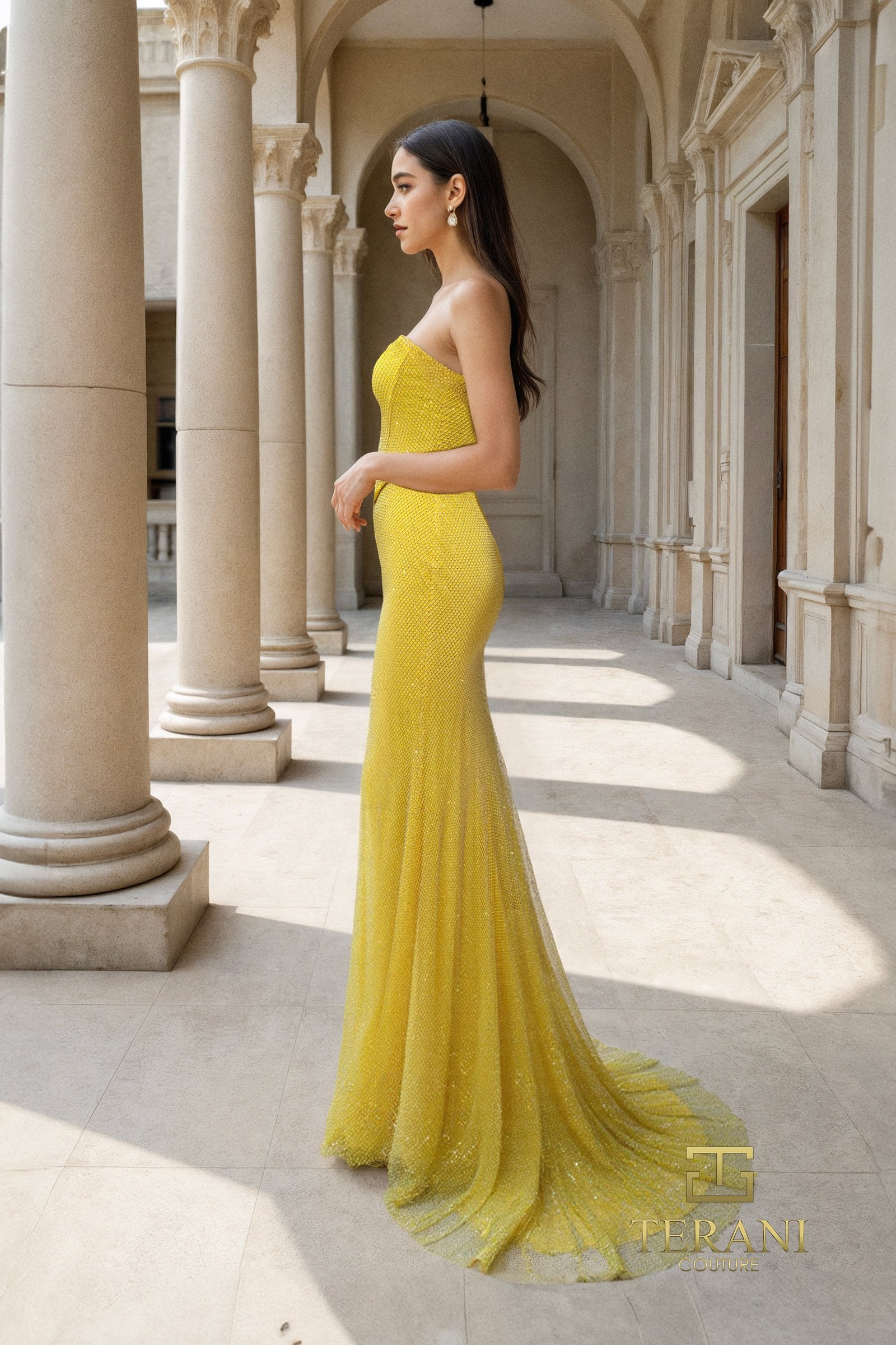 Prom Dresses Long Formal Evening Prom Dress YELLOW