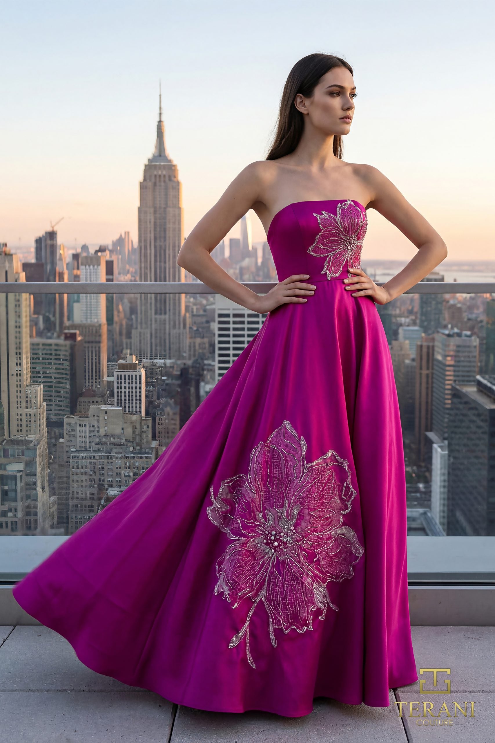 Prom Dresses Long Formal Ball Gown Prom Dress Fucshia