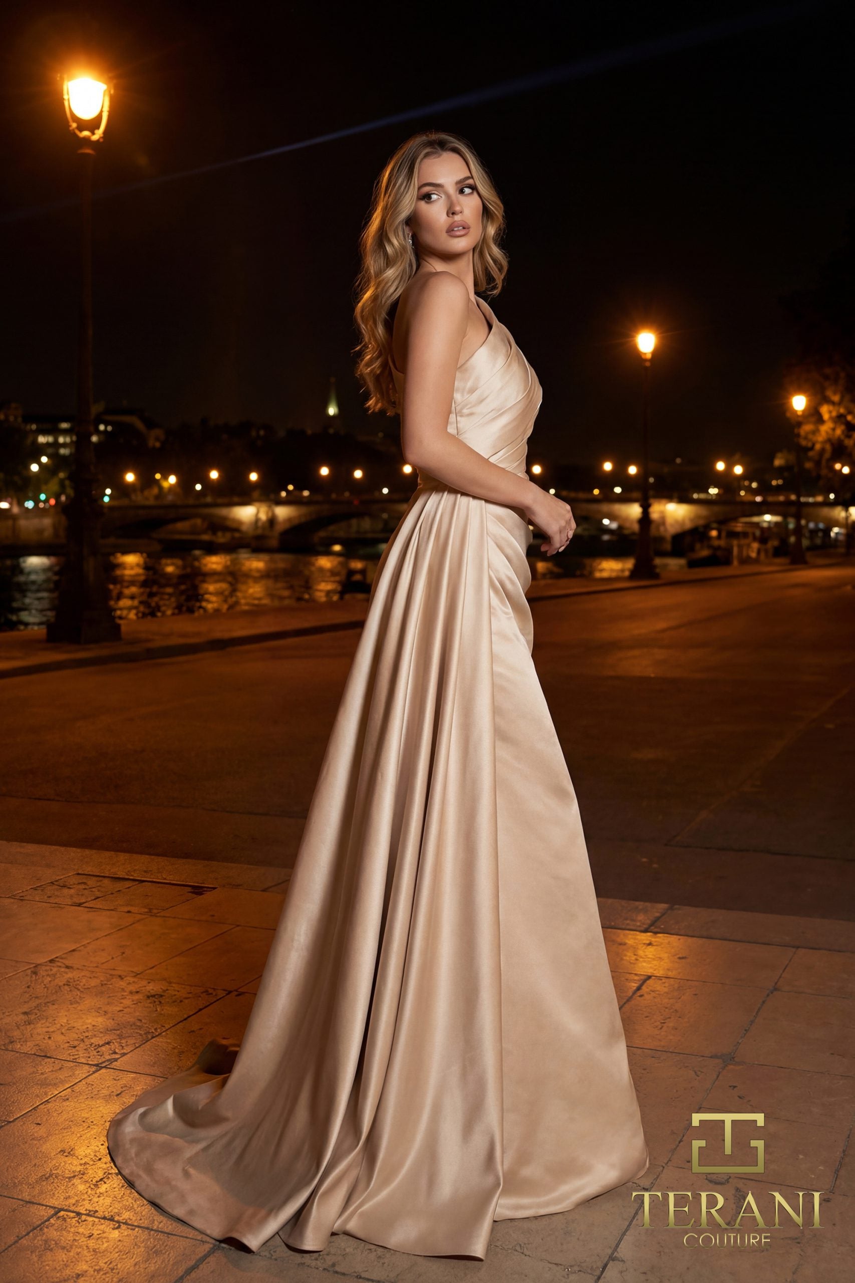 Terani Couture 261M6411 Evening Long Formal Dress - Wine / 6
