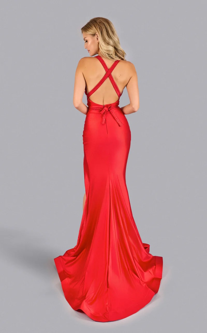 Jessica Angel 2625 Formal Long Slit Prom Dress