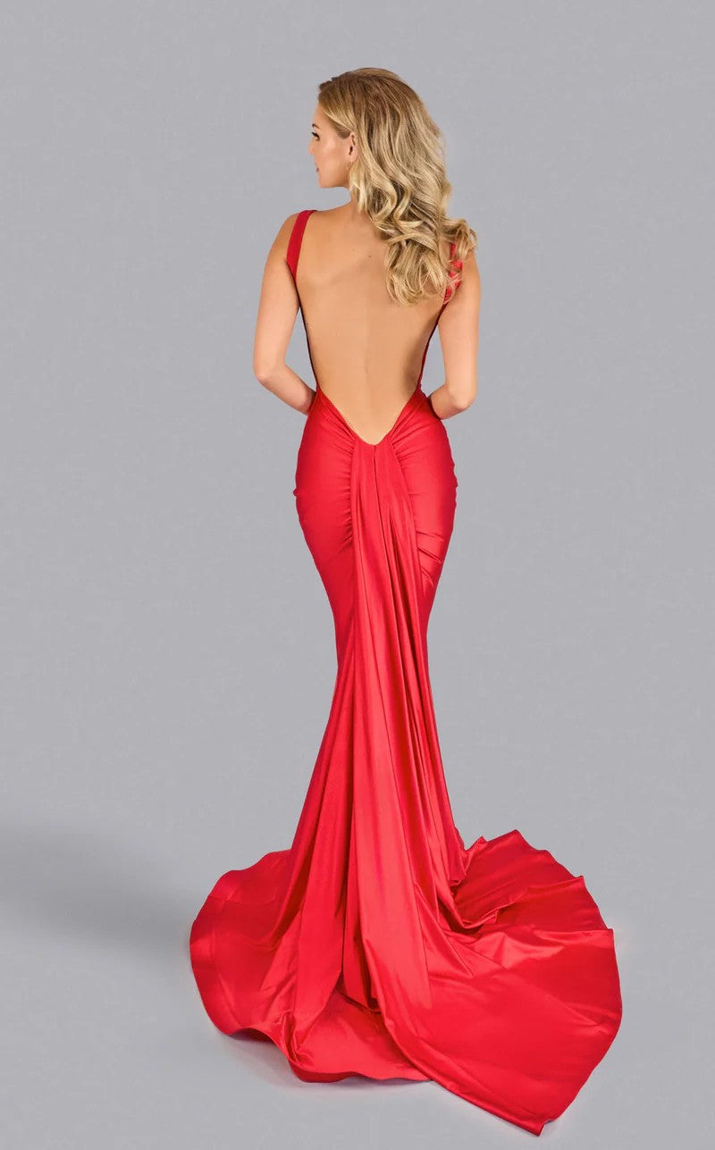 Jessica Angel 2642 Long Formal Prom Fitted Mermaid Dress