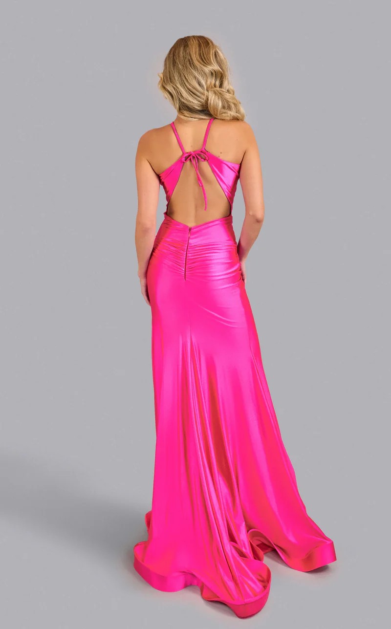 Jessica Angel 2648 Fitted Long Formal Slit Prom Dress