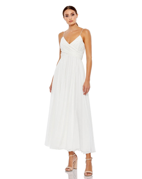 Formal Midi Dress Spaghetti Strap Mac Duggal MD2650
