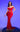 Formal Dresses  Ruffled Peplum Long Formal Evening Dress Red