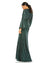 Bottle Green 14 Mac Duggal 26576I Long Sequin Formal Dress Sale