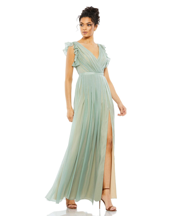 Long Ruffled Formal Prom Dress Ruffled Formal Prom Mac Duggal 26577