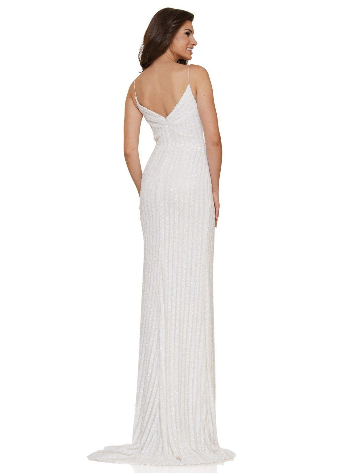 Colors Long Spaghetti Strap Formal Prom Gown 2659 - The Dress Outlet