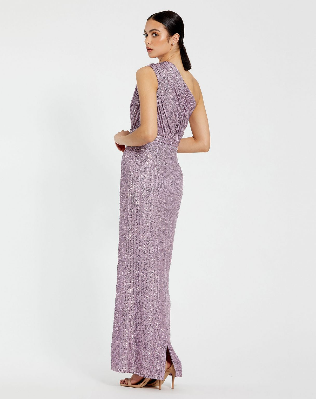 Mac Duggal 26694 Long One Shoulder Formal Prom Gown