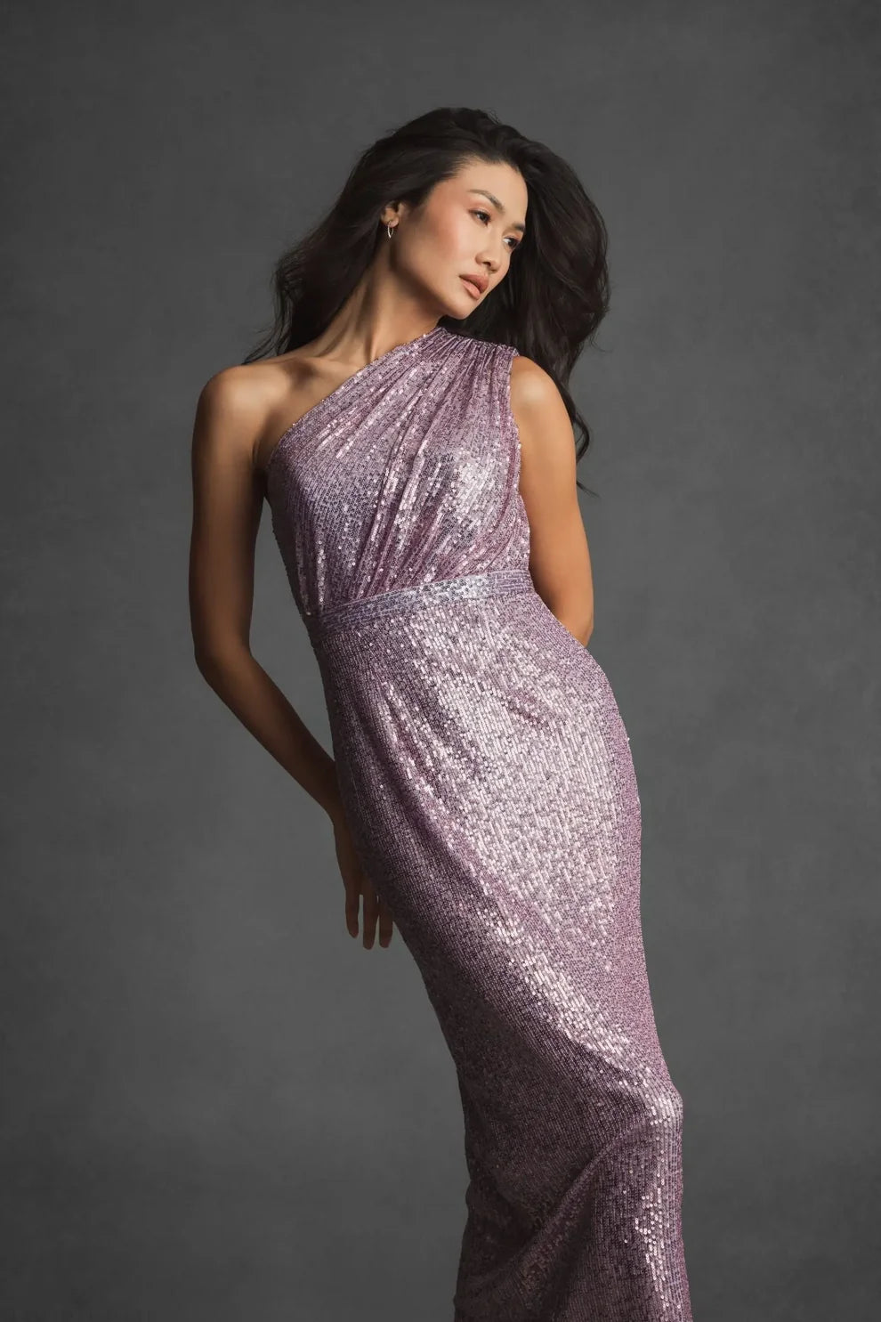 Long Sequin Evening Prom Formal Petite Dress Mac Duggal 9926694P