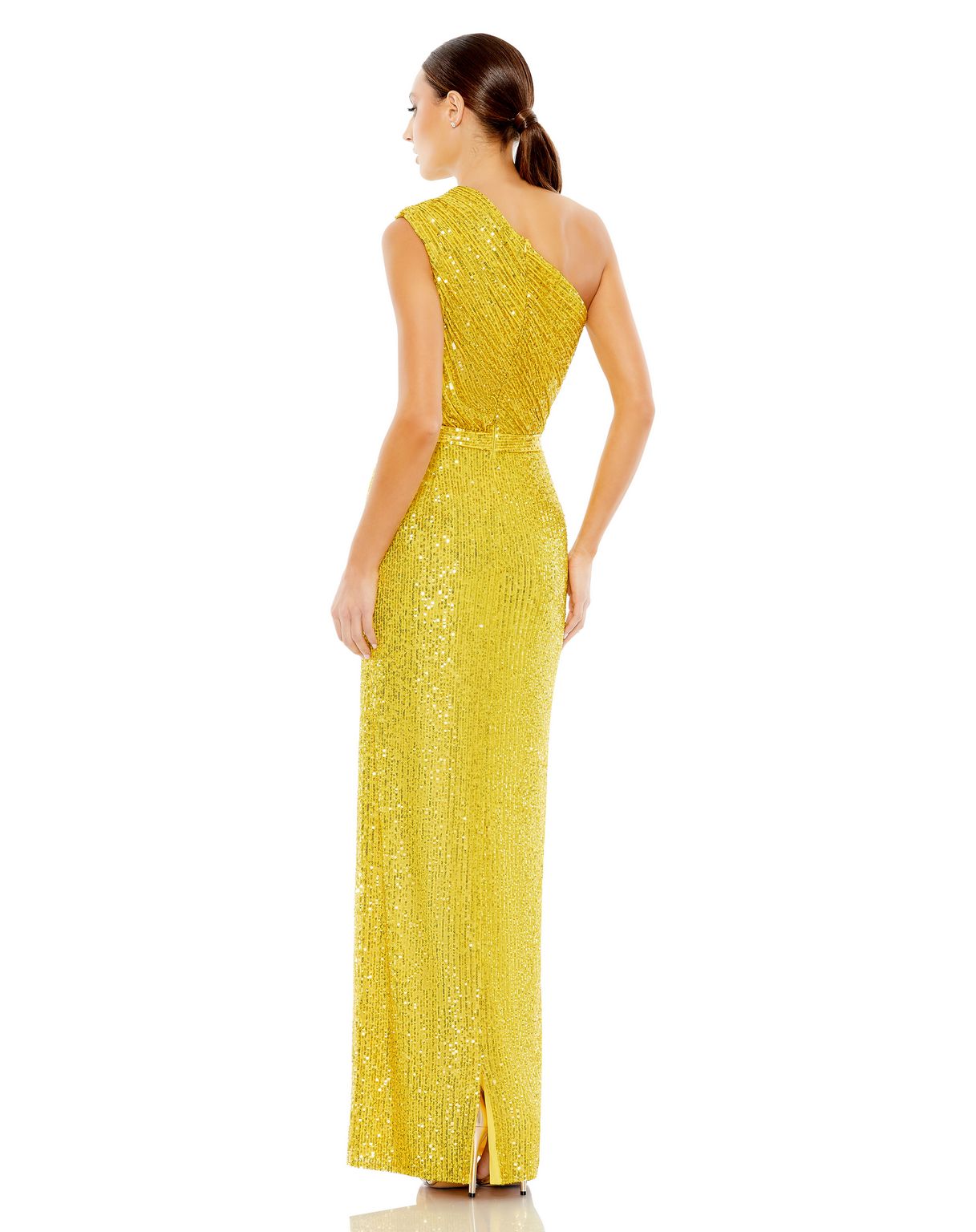 Mac Duggal 26694 Long One Shoulder Formal Prom Gown