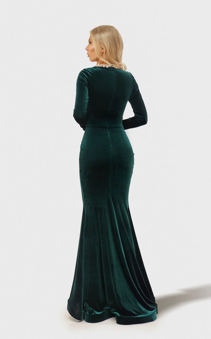 Jessica Angel 2669 Long Sleeve Formal Mermaid Dress