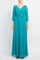 Mother of the Bride Dresses Long Waist Front Zipper Mother of the Bride Dress  GREEN