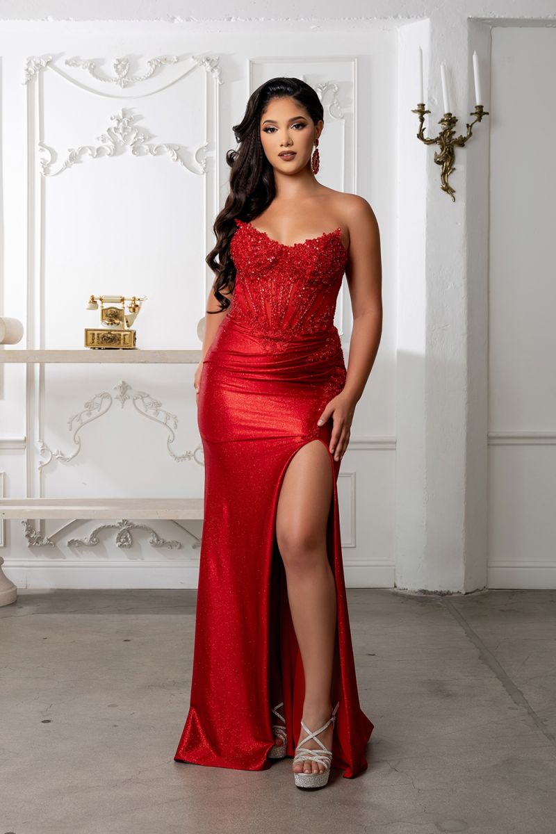 Sweetheart Floor-Length Satin Prom Sheath/Column May Queen RQ8232