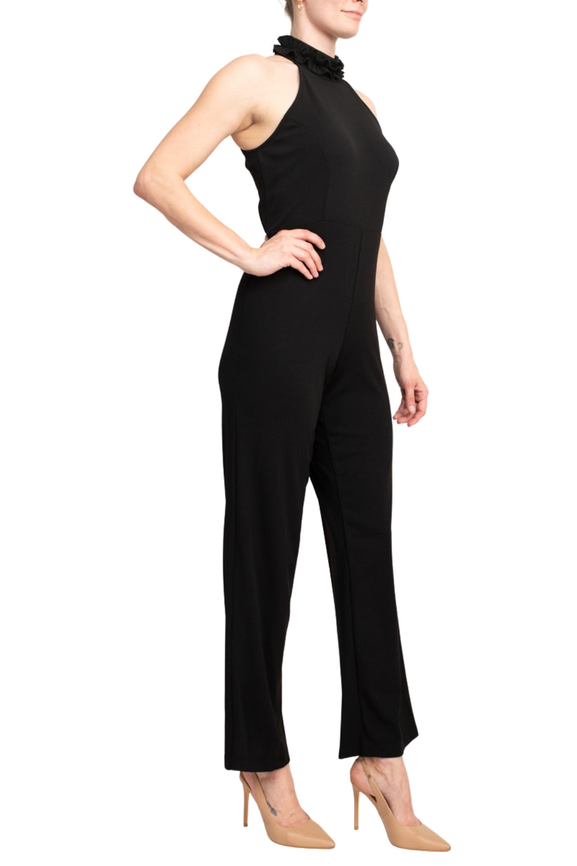 Marina 267329 Long Ruffle Formal Prom Jumpsuit
