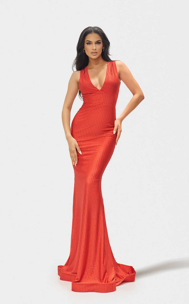 Jessica Angel 2673 Mermaid Fit Long Formal Evening Dress